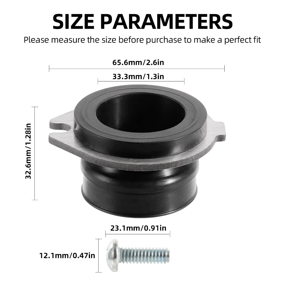 Kitchen Plumbing Anti-Vibration Tailpipe Garbage Disposal Accessory Anti-vibration 304 Stainless Steel Compatible With 75499