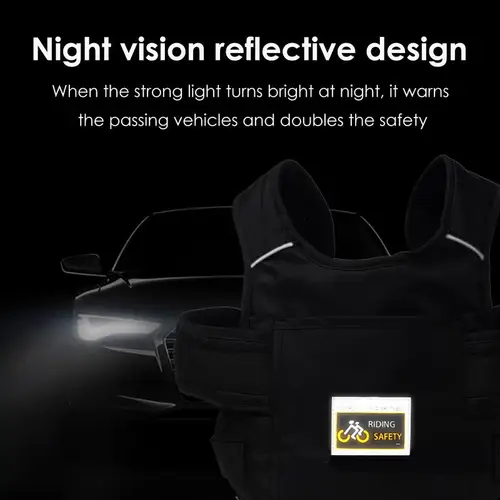 Imagen 2 del producto Correa de asiento de motocicleta para niños, cinturón de seguridad ajustable para niños, Scooter Eléctrico, cinturones de seguridad para motocicleta eléctrica