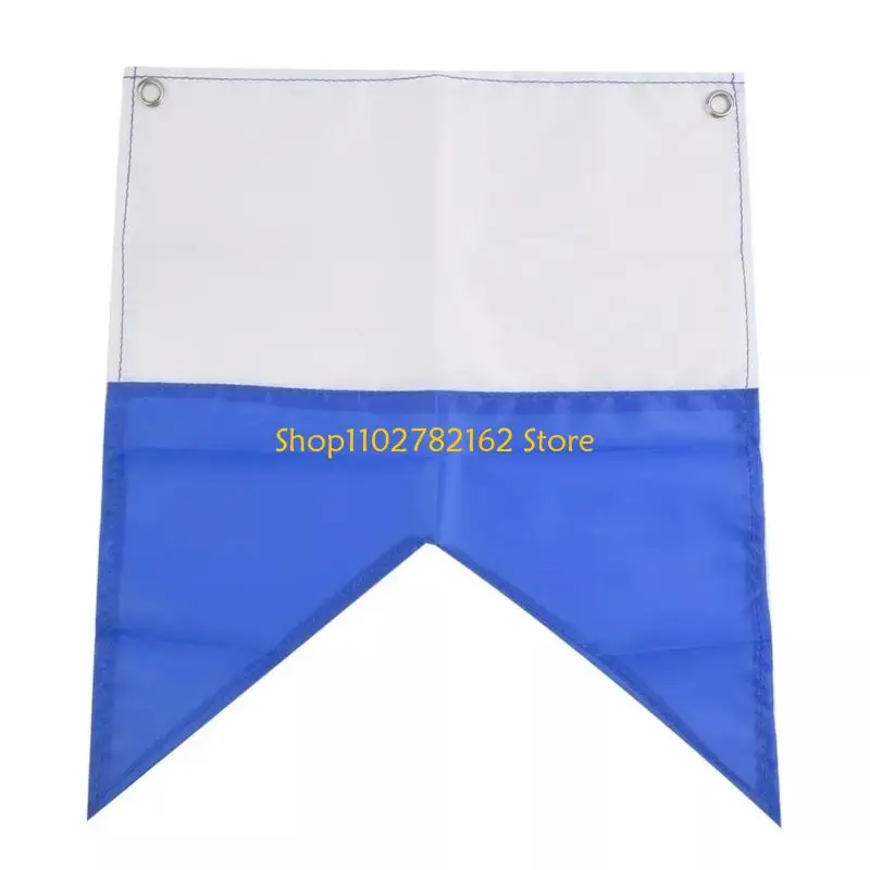 547B International Diver Flags Blue and White Universal Dive Flags Boats Flags Marker for Snorkeling, Diving, Underwater