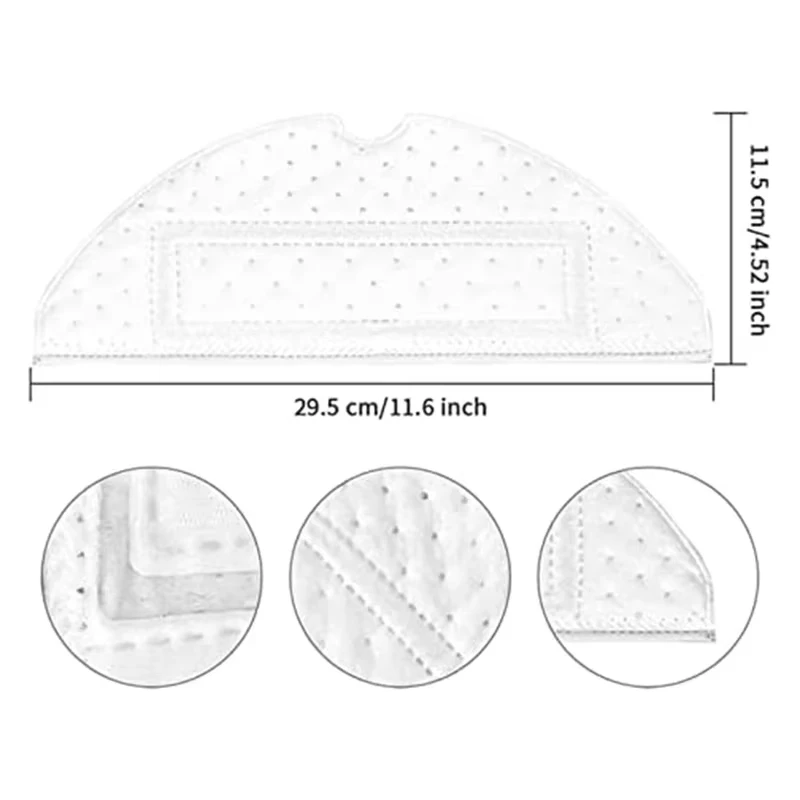 

Disposable Mop Cloth Rags Original Roborock S7 T7S T7S Plus S70 S75 S7Max S7MaxV G10 Mopping Pad for Robot Vacuum Cleaner