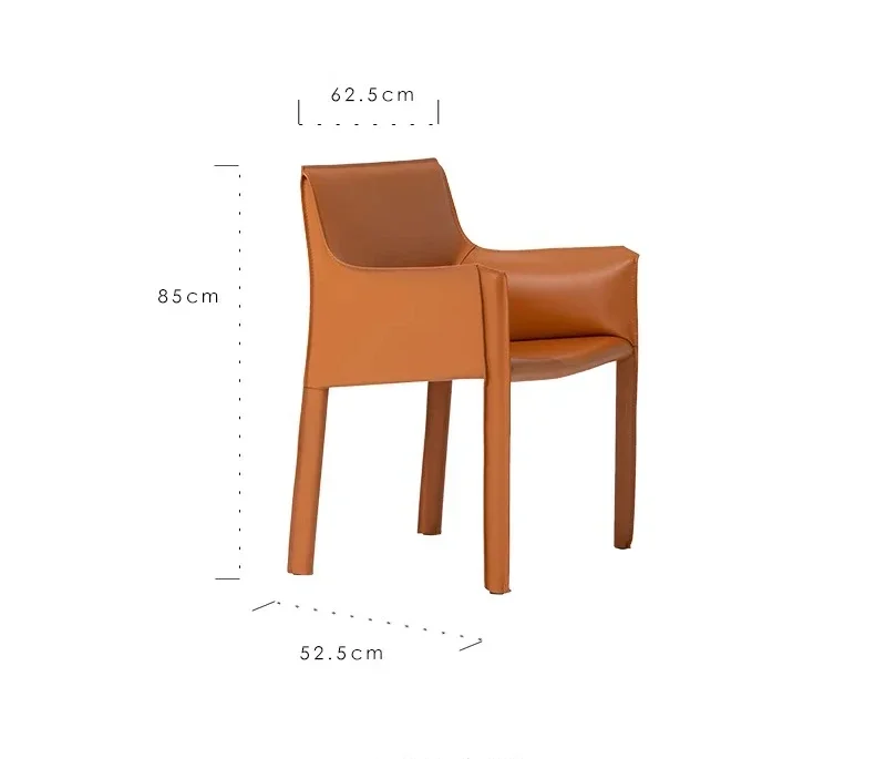 

Italian minimalist armchair study work chair leisure