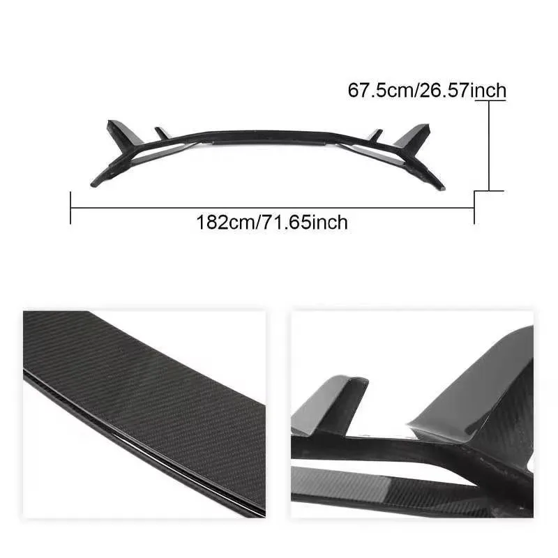 Suitable for Audi Capristo Models With Carbon Fiber Front Shovel Modification Audi R8 COUPE Front Lip