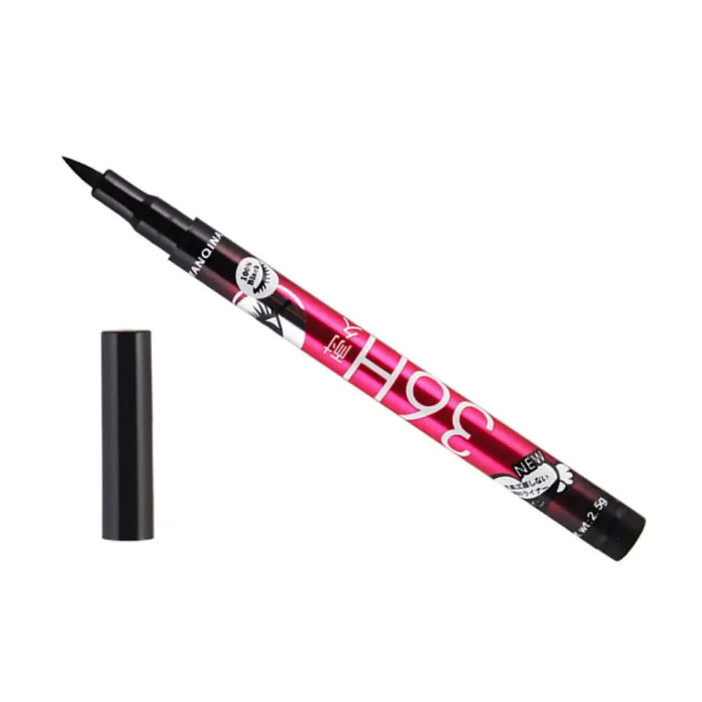 Makeup Eyeliner Pen Waterproof Liquid Pencil Quick Dry Smudgeproof Black Eye Liner for Beauty Lovers