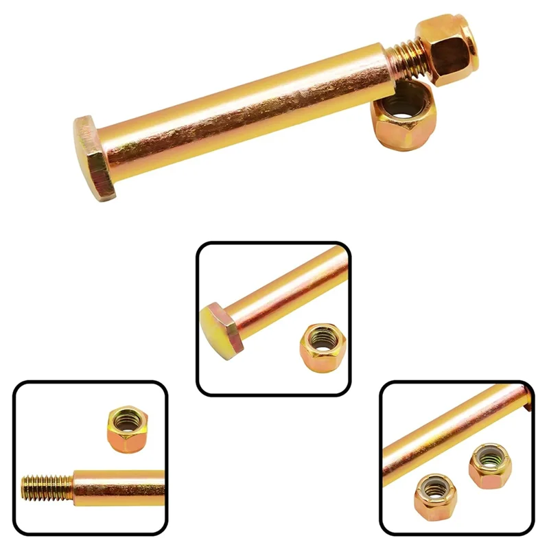 معظم-4 عبوات من مسامير العجلات وصواميل القفل 193406 لـ Cub Cadet Craftsman يستبدل 532193406 193406 137644 532137644