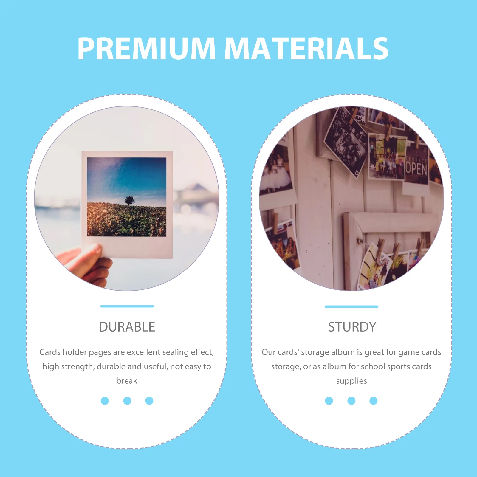 

Photo Game Card Album Storage Collector Cards Book Basketball Holder Pages Gaming Plastic Pp Protector