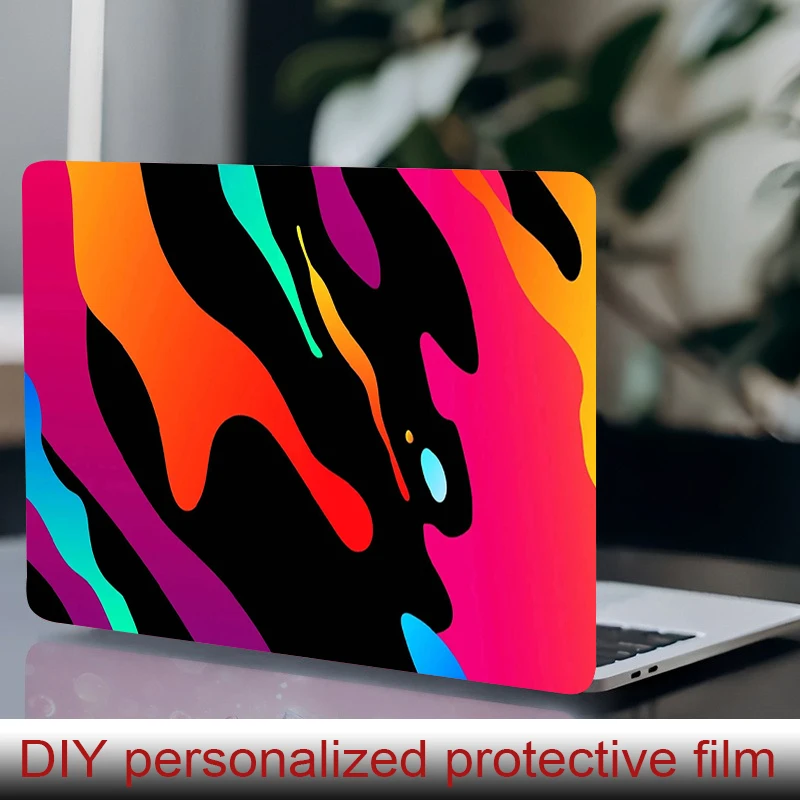 

2 laptop stickers Geometric Mosaic Protective film, DIY scratch resistant sticker