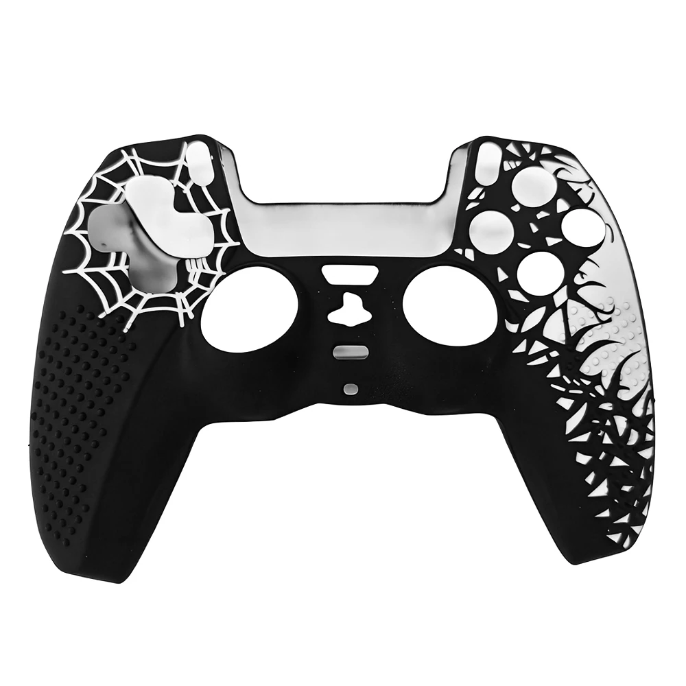 Silicone Shell DIY Custom Spider Series Suitable for PS5 Playstation 5 Controller Soft Protective Cover Anti Slip