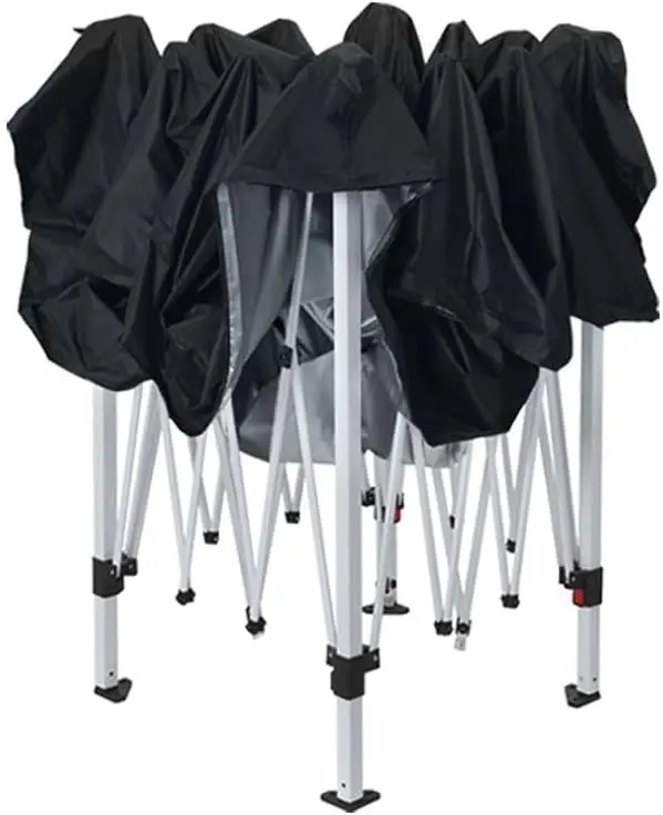 سرادق الأبيض أكشاك، خيمة تخييم منبثقة قابلة للطي شرفات المراقبة حديقة في الهواء الطلق حفل زفاف المظلة فناء مرآب، مقاومة للماء