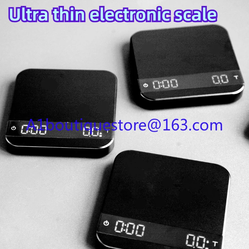 

Coffee ultra-thin electronic scale intelligent automatic reset timing concentrated scale metal