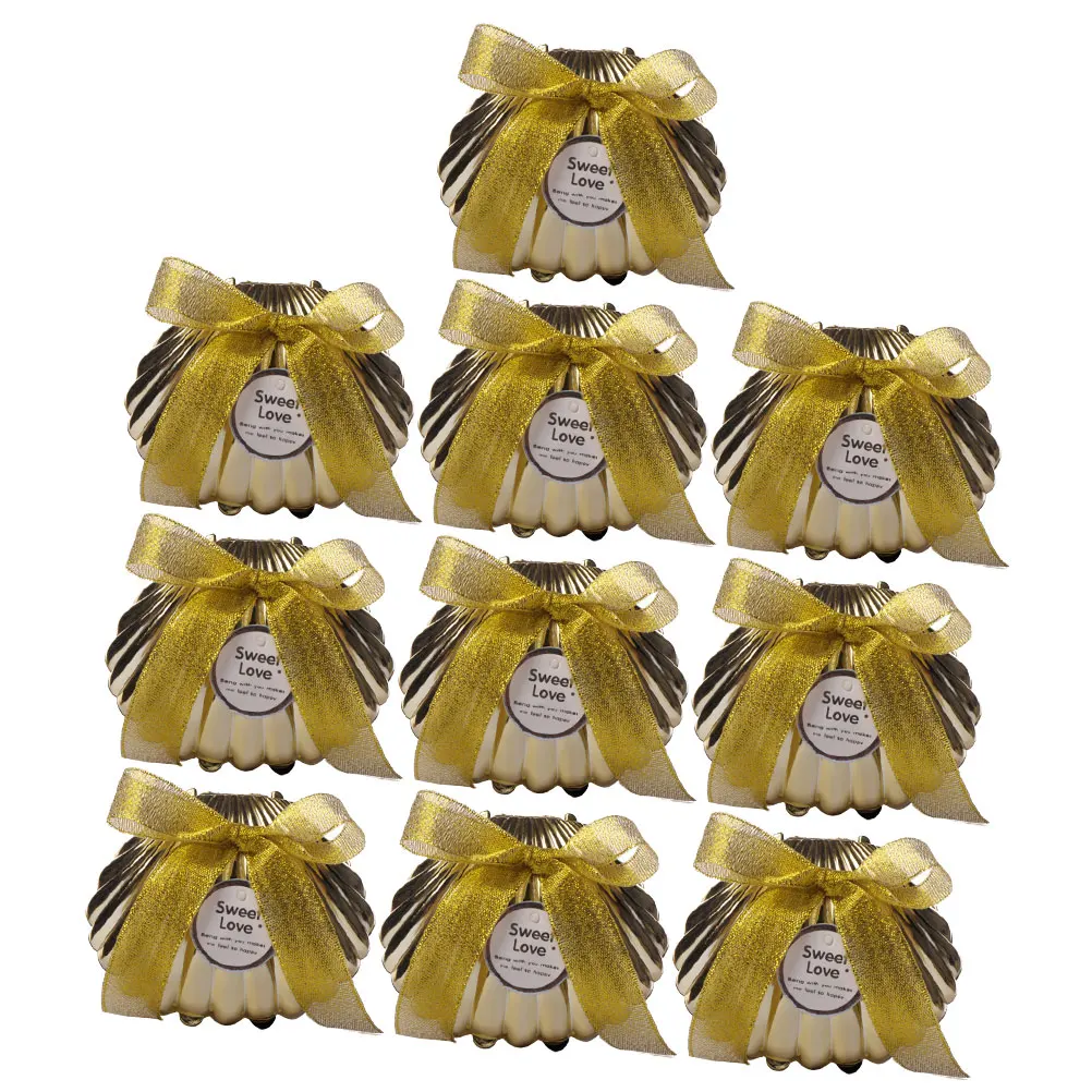 

10pcs Candy Boxes Premium Plastic Lightweight Gift Containers For Wedding Birthday Baby Shower Ceremony Chocolate Boxes Storage