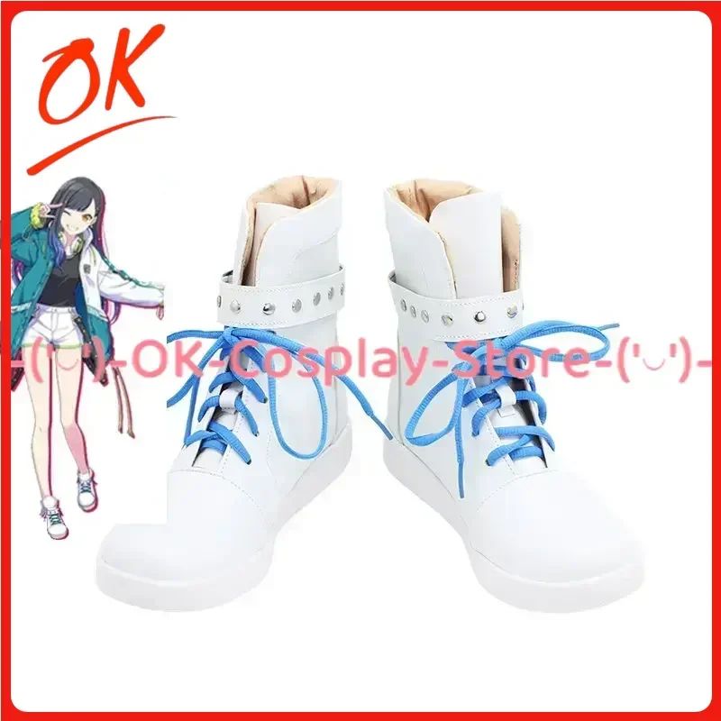 

[На заказ] Game Project Sekai Colorful Stage Shiraishi An обувь для косплея аниме реквизит для ролевых игр Хэллоуин вечерние ботинки из искусственной кожи