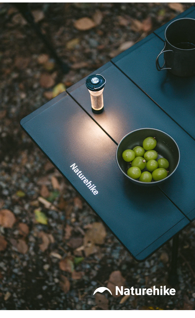 Naturehike Leichter Klapptisch aus Aluminiumlegierung, Outdoor-Picknicktisch, tragbarer BBQ-Grilltisch, Camping-Rucksackreisetische – Detail 13