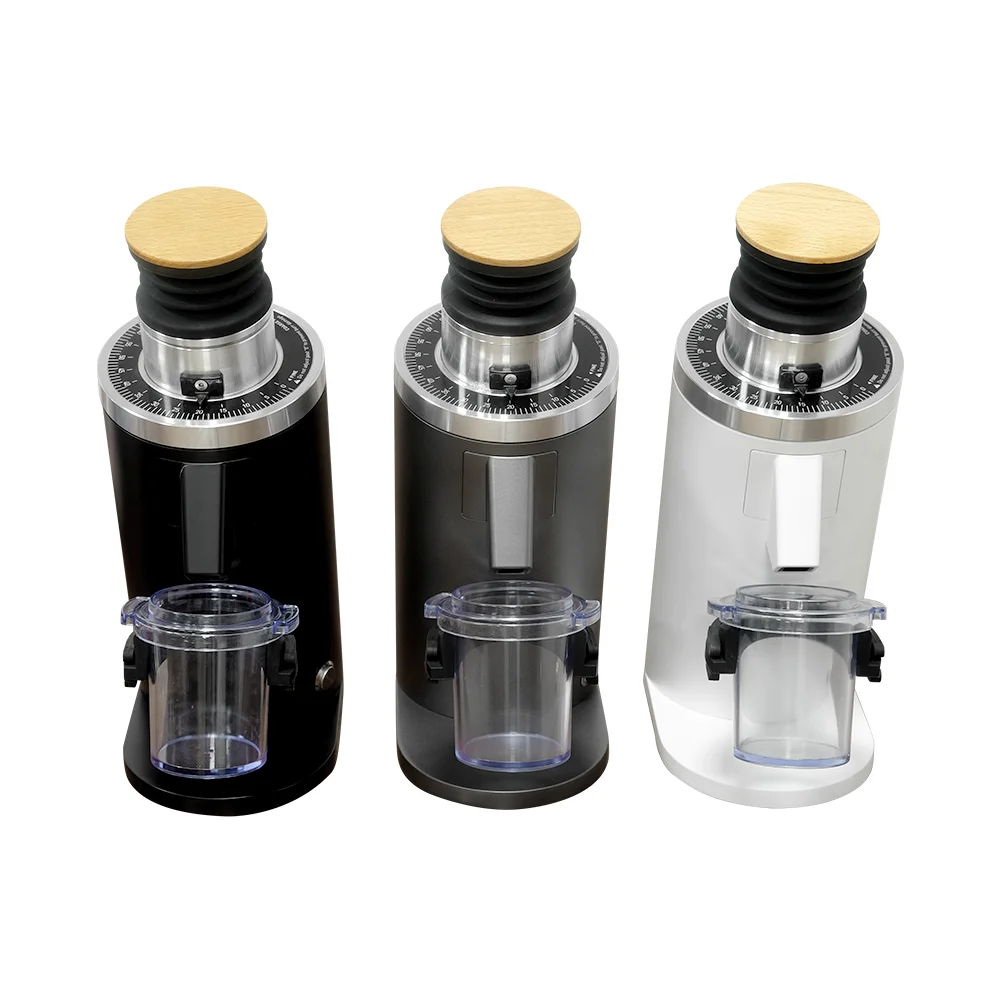 DF54 Small Commercial Coffee Grinder 54mm Flat Burr Compact Size for Office and Specialty Coffee Shops Bulk Order