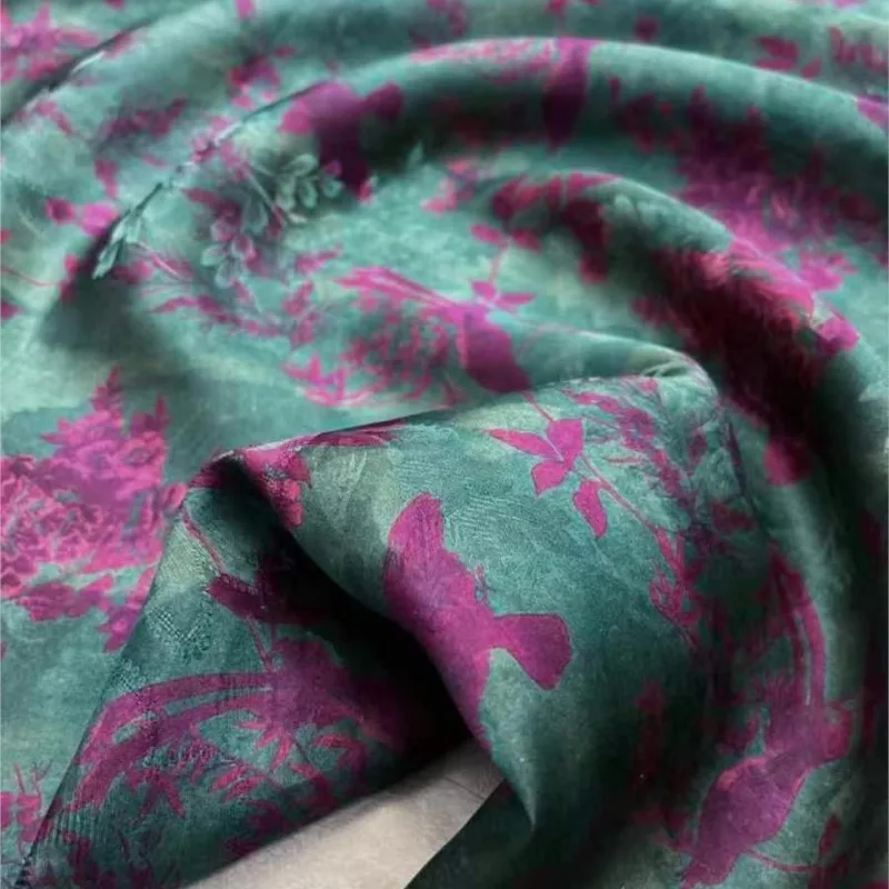 ใหม่ผ้ากอซผ้าไหมสั่งทําพิเศษระดับไฮเอนด์และผ้าสีแดงชุดเดรสครึ่งกระโปรงสไตล์จีน