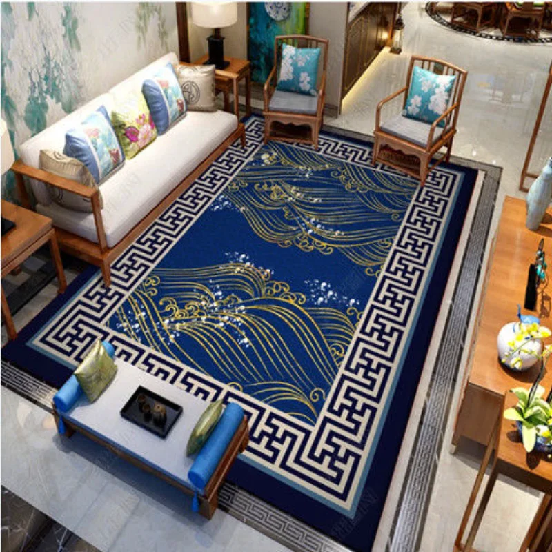 

Vintage Style Carpets for Living Room Large Area Rugs Bedroom Carpet Luxury Home Decoration Room Decor Non-slip Big Floor Mat