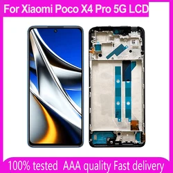 High quality 6.67'' For Xiaomi Poco X4 Pro 5G LCD 2201116PG Touch Screen For Poco X4Pro 5G LCD Digitizer Assembly Replacement