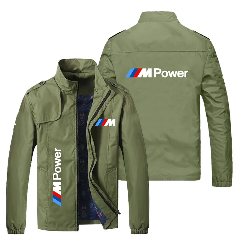 2024 Nuovo BMW Giacca da uomo BMW Logo Stampa Giacca da motociclista Cappotti Giacca a vento Harajuku Casual Oversize BMW Abbigliamento sportivo da