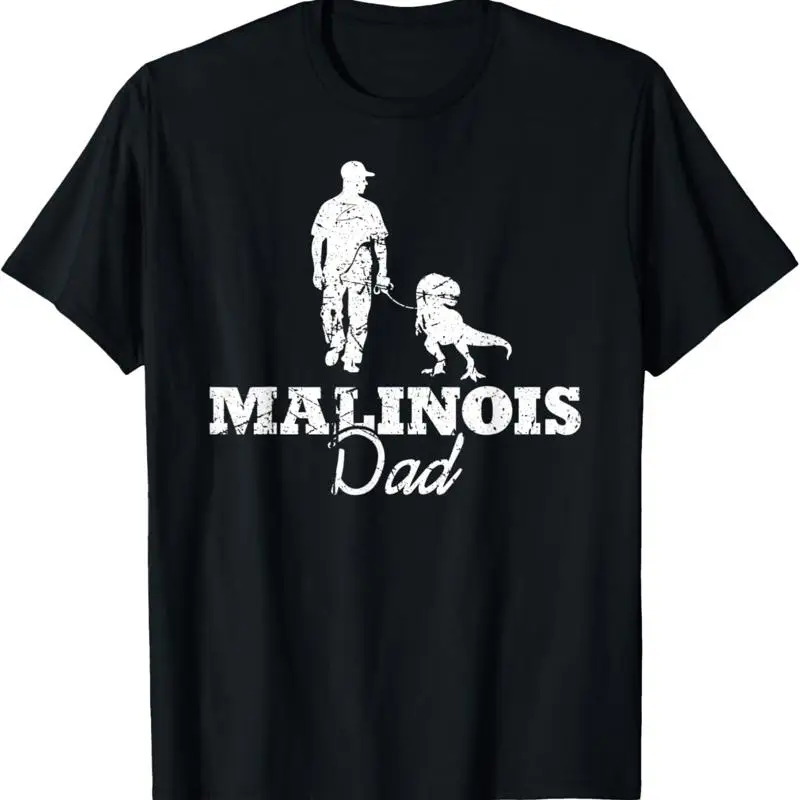 Mals Owner Dog Lover T Shirt for Men _ Belgian Malinois Dad