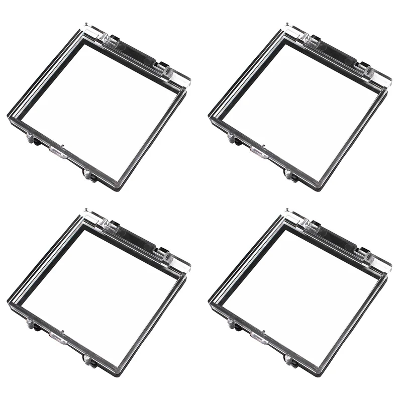 

【NEWLY】4X PC Power Button Cover Power Button Switch Cover Dustproof Safety Power Button Switch Cover