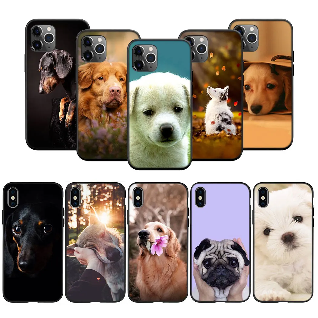 Puppies Dog Soft Case for Motorola G42 G52 E32 G22 G31 G41 G51 G71 Plus G9 Play Power G30 G40 G50 G60S G100 E7 Edge 20 30 Pro