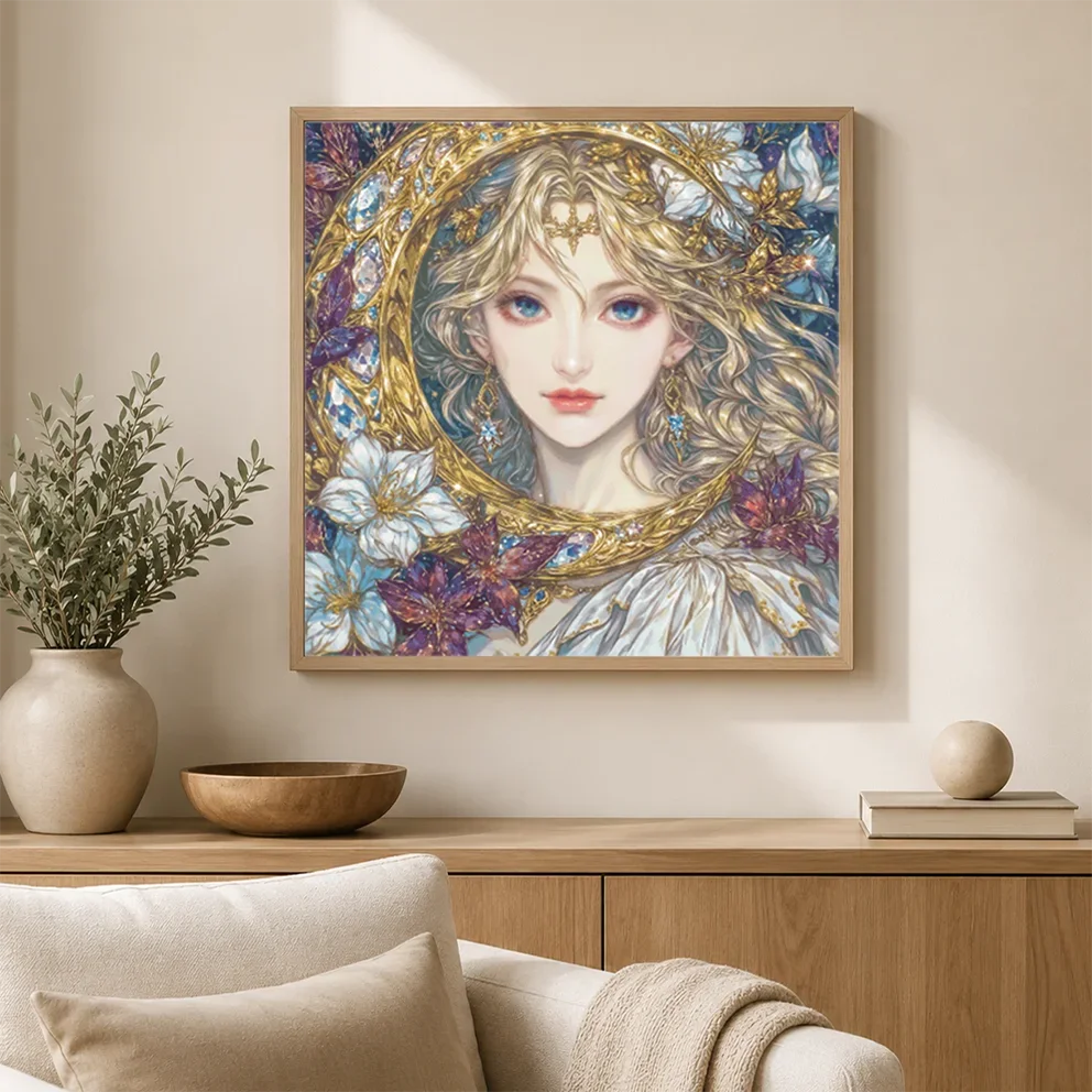 [ZZ7800-Xingyao Muse]11CT 14CT 16CT DIY Stamped Cross Stitch Kit with Printed Canvas and Cotton Threads Embroidery Needlework Se