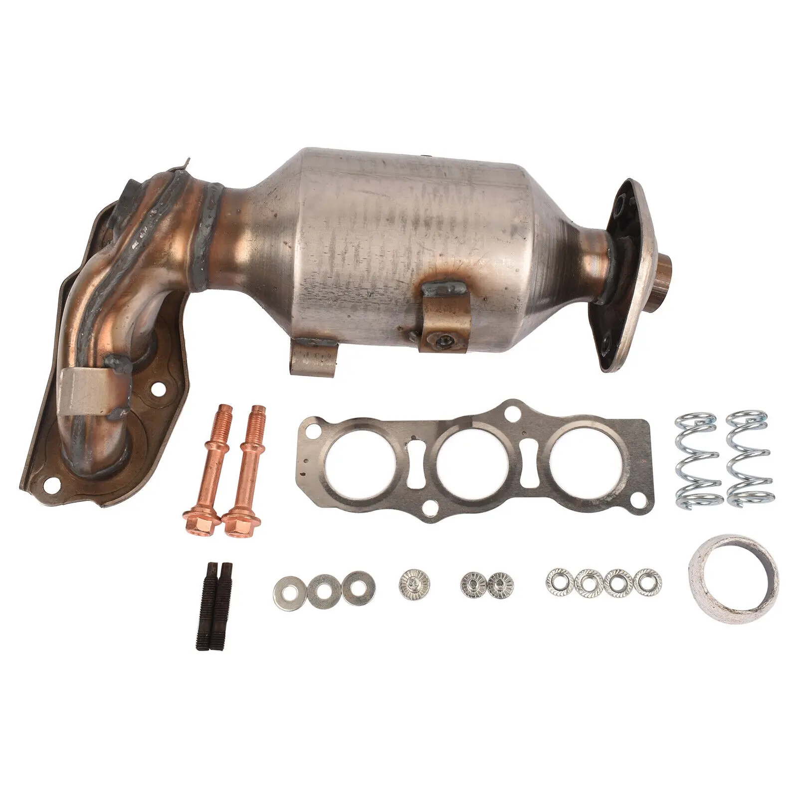 For Toyota Aygo Peugeot 107 2005-2014 Three Way Catalytic Converter Catalytic Converter Fitting Kit OEM0342K8 Car Accessories