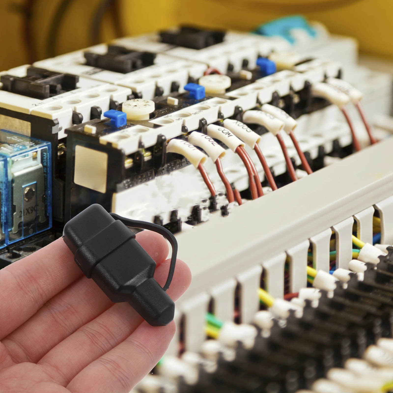 

4Pcs Durable Waterproof Dust Cover for Electrical Power Connectors Cap for Quick Connect Style