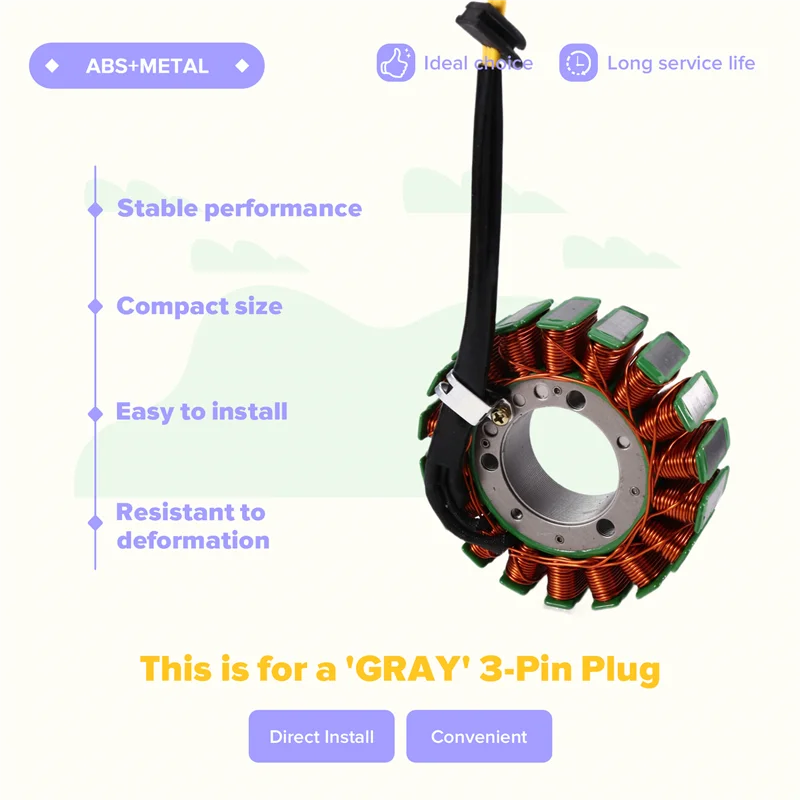 X39A-21040109702 Piastra magneto generatore statore A/C per ODES UTV 1000 Dominator X2