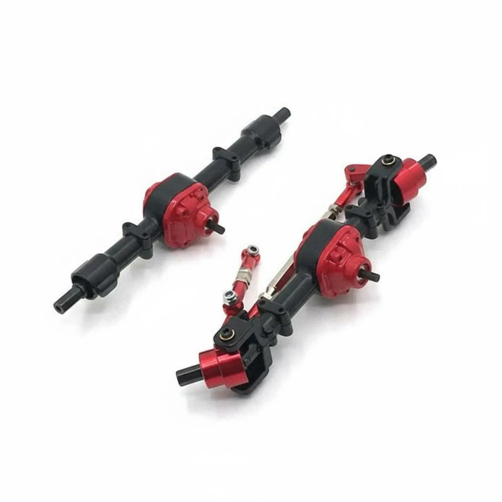 Metal Front Rear Axle Assembly for MN99S D96X D91 MN98 RC Crawler Car Lower Chassis Weight Upgrade Kit
