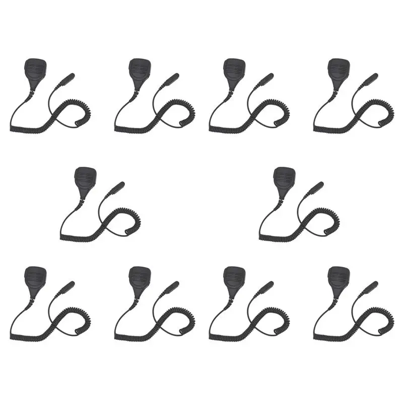 10X Handsfree Speaker Microphone For Motorola DEP550/E DEP570/E DP2400E DP2600E DP3441E TETRA Radio MTP3150 MTP3250-ABIU