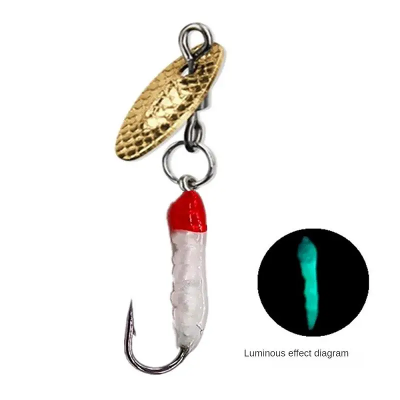 2/4/6PCS Modified Bionic Micro-object Compound Horse Mouth Fake Bait Rotating Melon H Rophe Lure White Bar Fake Bait