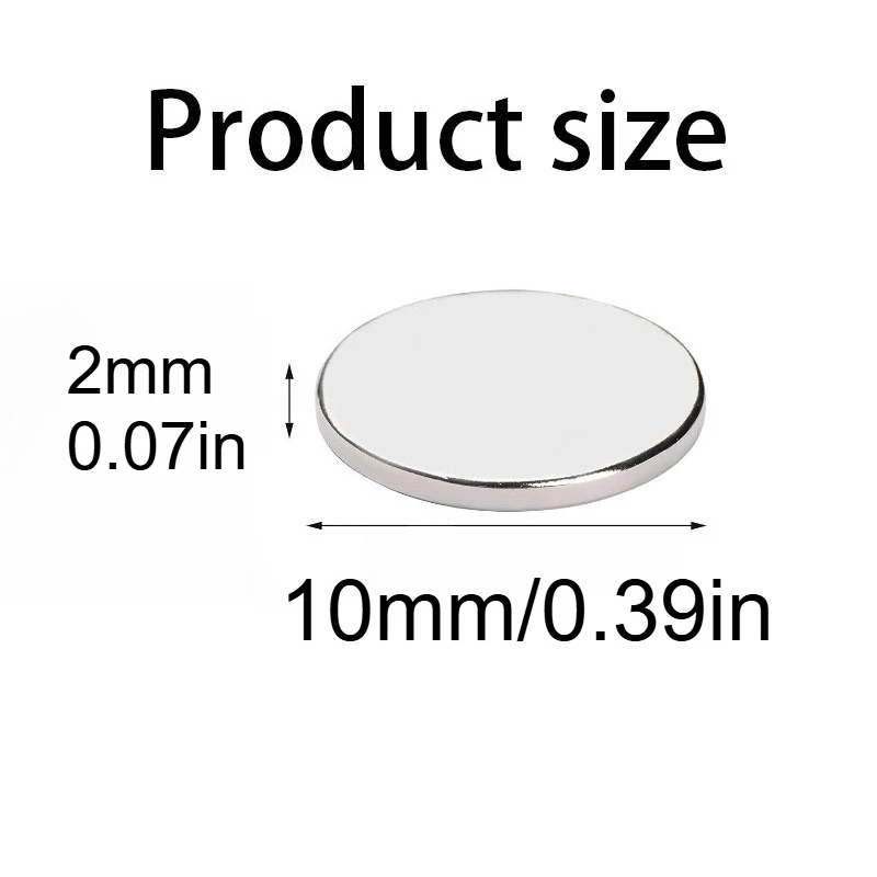 10x1/10x2/10x3mm Magnet, geeignet für Komponentenverbindungen, Halsketten- oder Taschenschnallen, Badezimmerzubehör, Whiteboard-Befestigung