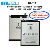 2024 Years New 100% Original BA811 Battery For Meizu 6T Meilan M6T M811Q M811H M811M M811S M811T 3300mAh Phone Batteries Bateria