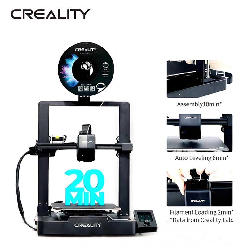 

Creality Ender 3 V3 SE 3D Printer 250mm/s Faster Printing Speed Auto Leveling Direct Extruder Dual Z-Axis IU Display CR Touch