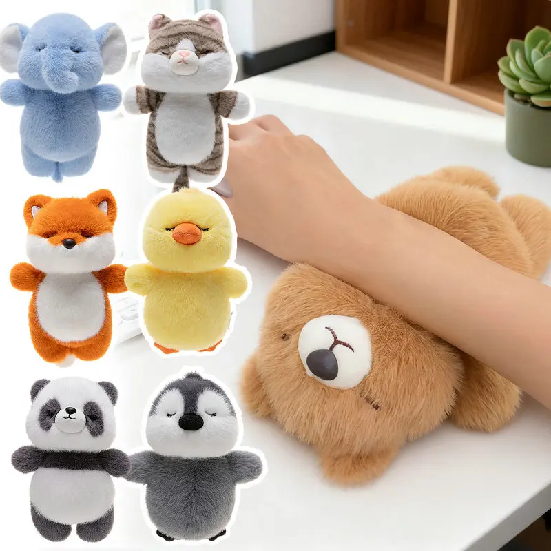 

19 см милая кукла-пальма, плюшевая игрушка, лиса, настольный коврик для запястья, кукла, мышь, запястье, сокровище, стол-компаньон, кукла, аромат, гранулы, подарок