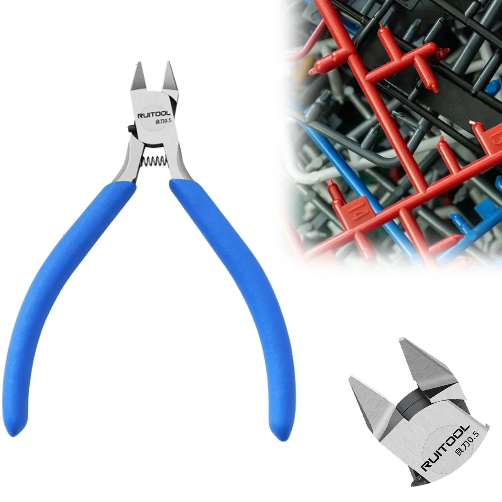 4.5inch Sprue Cutter Non-slip Grip Sprue Flush Cut Pliers Sprue Cutter Hobby Pliers for Gunpla Model for Plastic Model Building