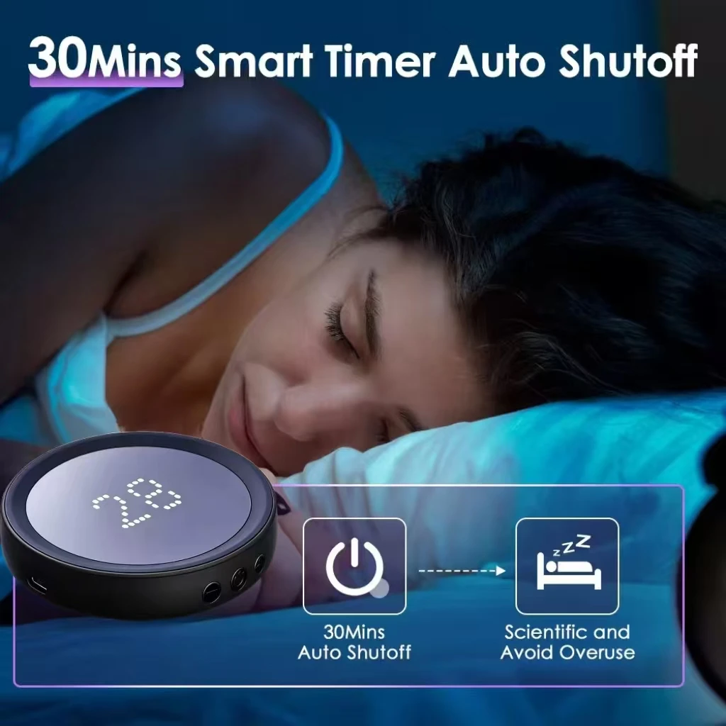 CES Microcurrent Physiotherapy Device, Alpha-Stim TENS Machine for Sleep Insomnia, Ear Clip Electrode for Anxiety Depression