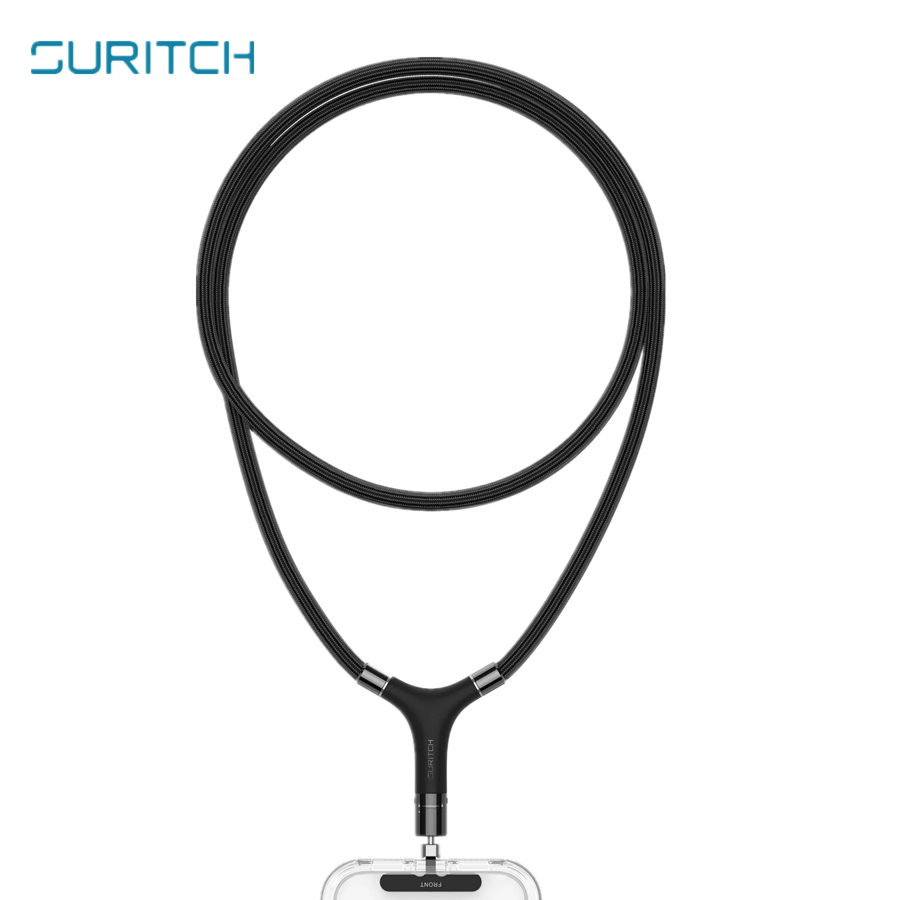 SURITCH Crossbody Phone Lanyard Strap105-125cm Universal Neck Lanyard Cell Phone Lanyard Comfortable Neck Phone Strap with Patch