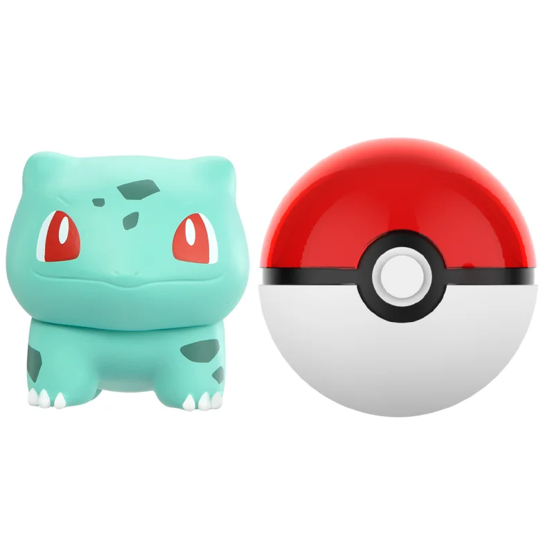 Anime Pokemon PokeBall Mini-Puppen-Actionfiguren Pikachu Charmander Bulbasaur Original Echtes Modell Ornament Spielzeug Geburtstagsgeschenk – Detail 7
