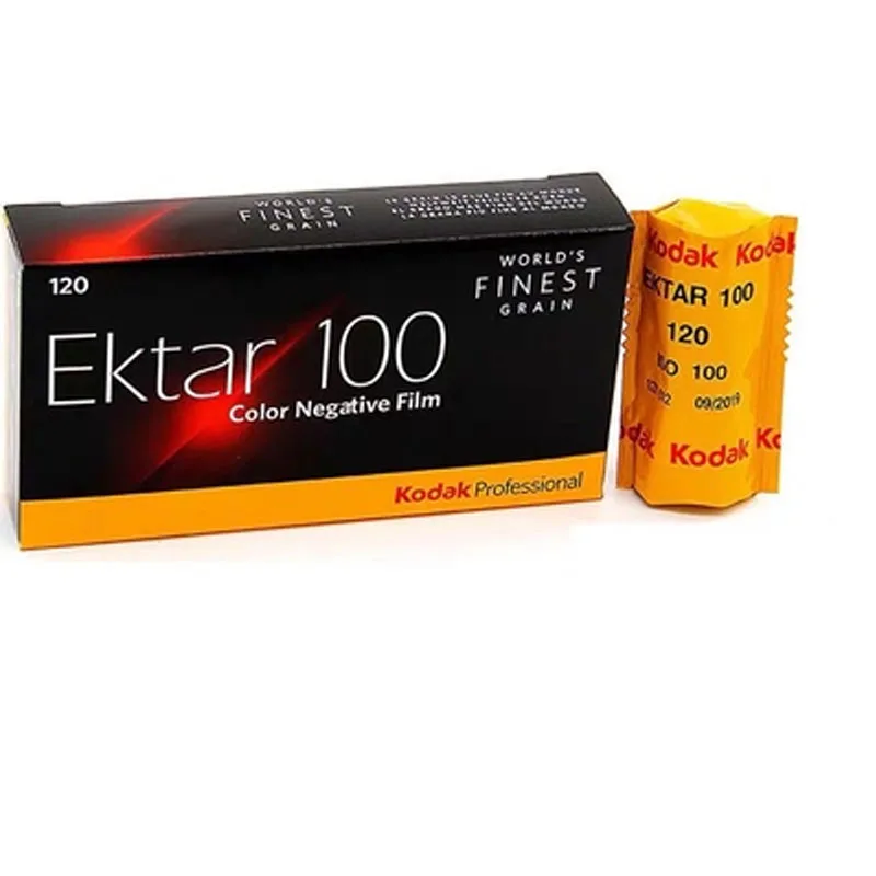 Kodak Film profesional Kodak Ktar 100 120 Film negatif warna ISO 100 untuk kamera Film 120 (waktu kedaluwarsa: 12.2023)
