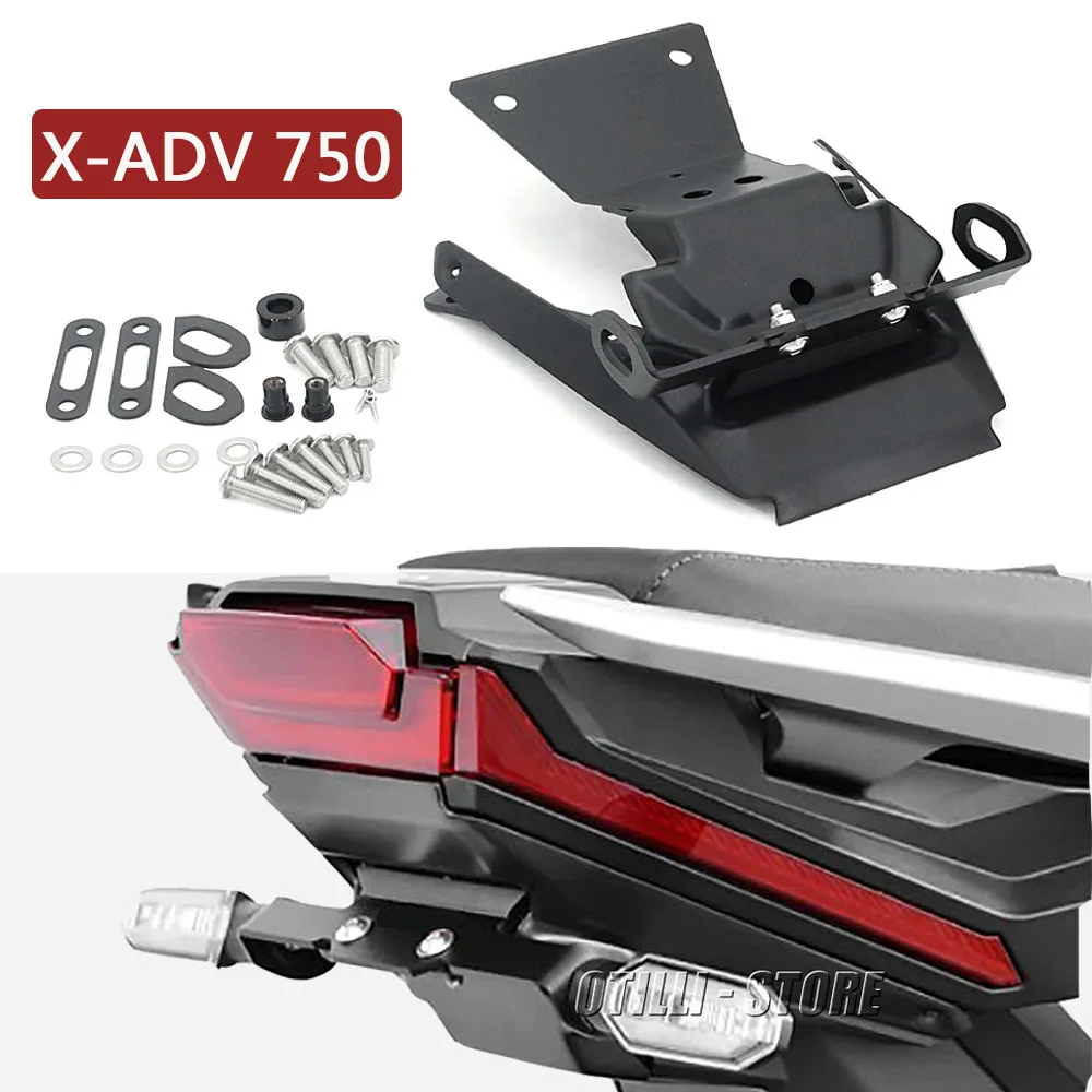 

X-ADV 750 License Plate Holder Tail Tidy Fender Eliminator LED 2021 2022 Frame Rear Fenders For Honda Forza750 FORZA 750 XADV75