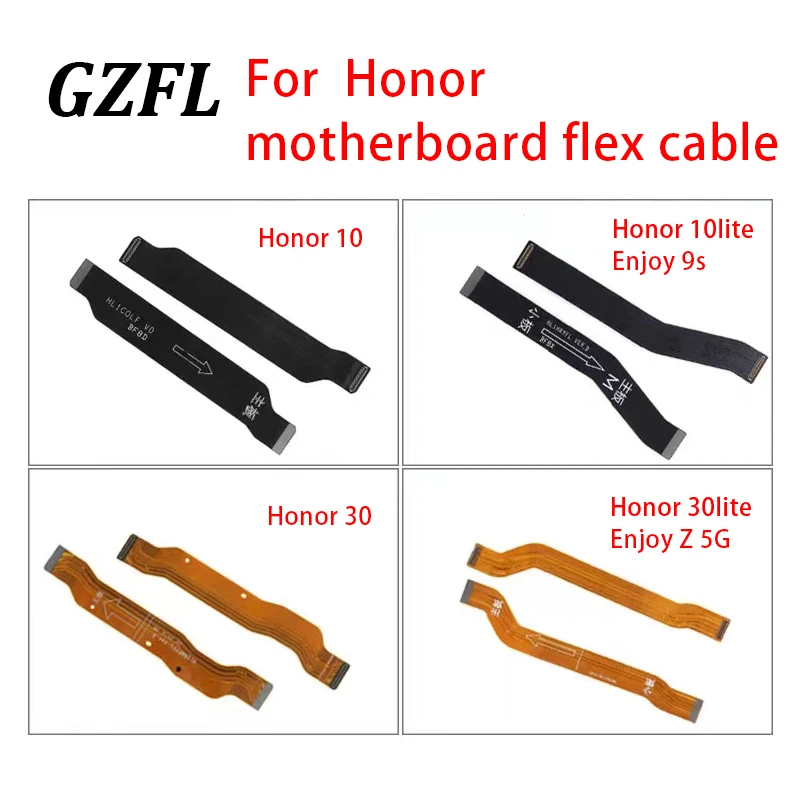 Main Board Connector USB Board, LCD Display, Flex Cable Repair Parts, Honor 10, 30, 10Lite, 30LITE, Enjoy9S, Enjoy Z, 5G