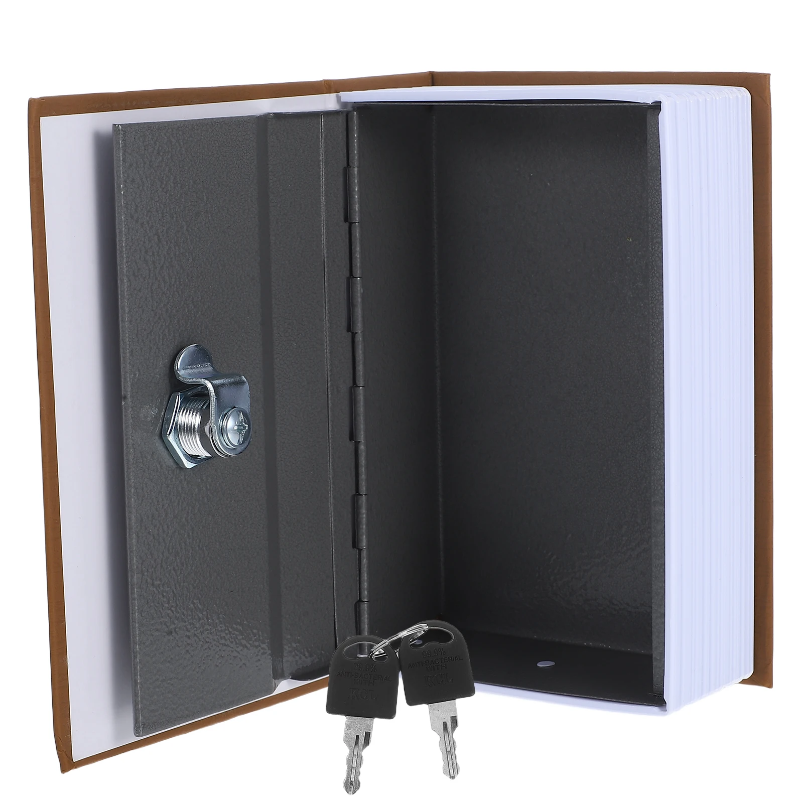 

Faux Book Storage Box Decorative Secret Safe Key Lock Hidden Book Security Container for Home Office Use Decorative Storage Safe