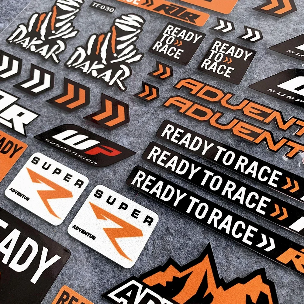 Reflective Motorcycle Accessories Decal Fuel Tank Stickers for KTM Duke 200 250 390 790 1250 1290 Super Adventure Ready To Race image 5