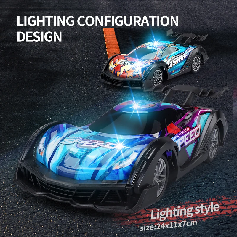 JJRC Q170 1:18 Drift Remote Control Racing 2.4GHz Electric Rechargeable RC Racing 4CH Drift Car with Light Toy Children's Gift