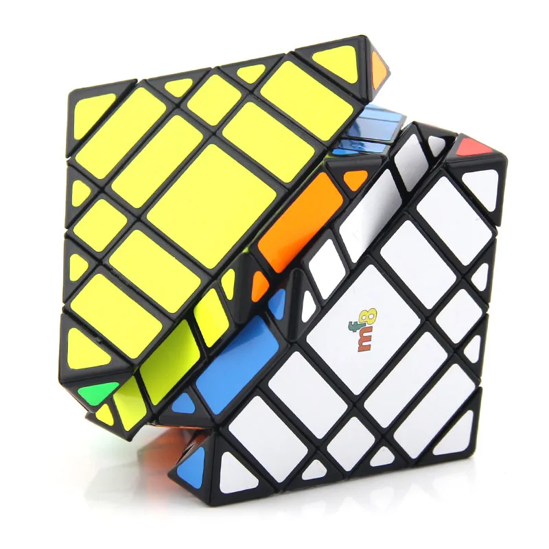 MF8 Elite 4 Layer Skewed Magic Cube Skewbed Professional Speed Puzzle Twisty Brain Teaser Educational Toys For Children