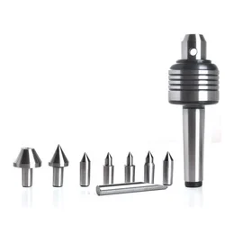 Precise Machine tool Rotating rotary revolving tips set MT3 MT4 MT5 Interchangeable points Live Center Kit