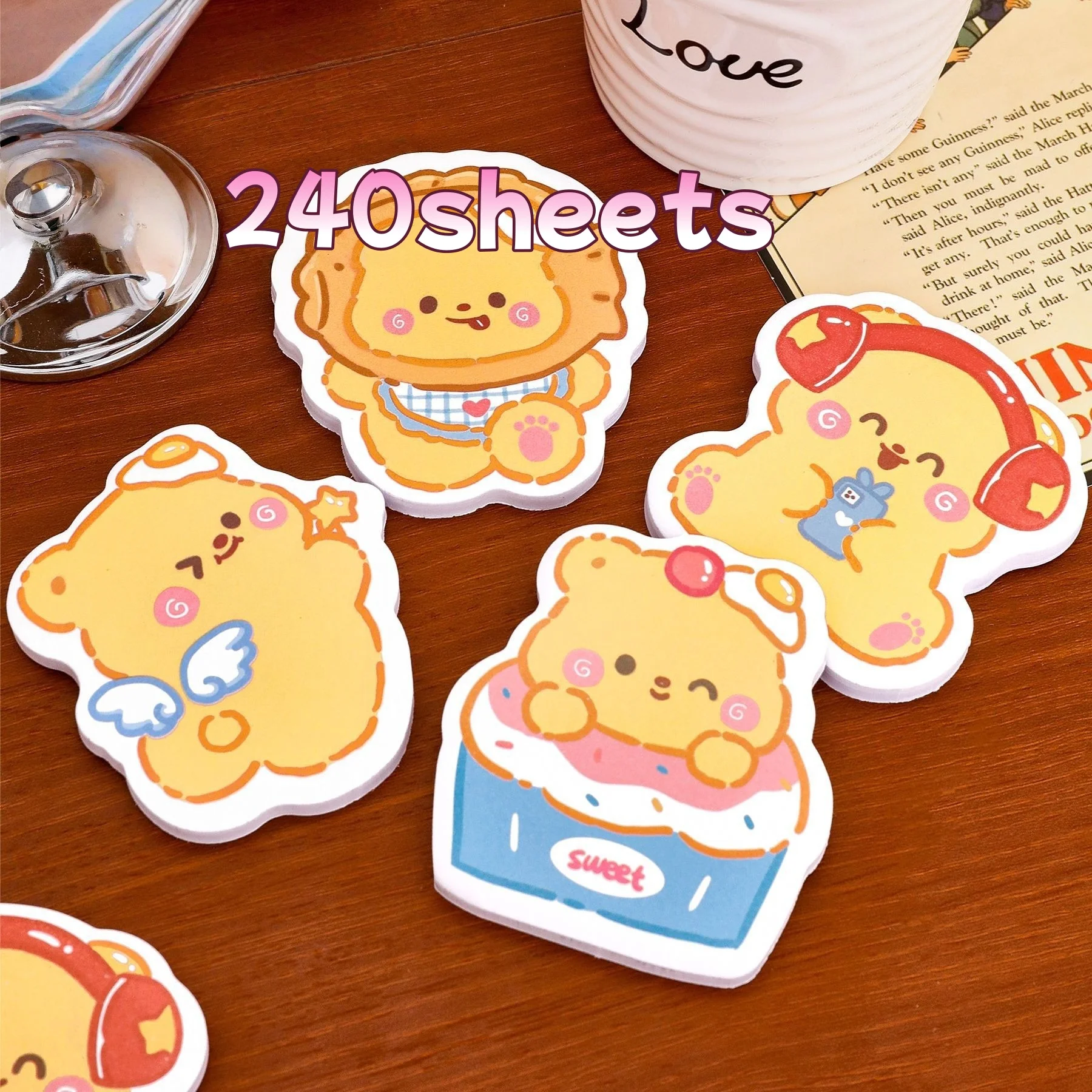 

60/240/480sheets Student Sticky Notes Colorful Super Sticking Power Office Memo Pads 50 Sheets/pad School Stationery