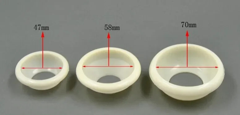 20 pics 58mm Inner Diameter ABS Pipe Bracket O Ring For Solar Water Heater Vacuum Tube Material: Plastic Color
