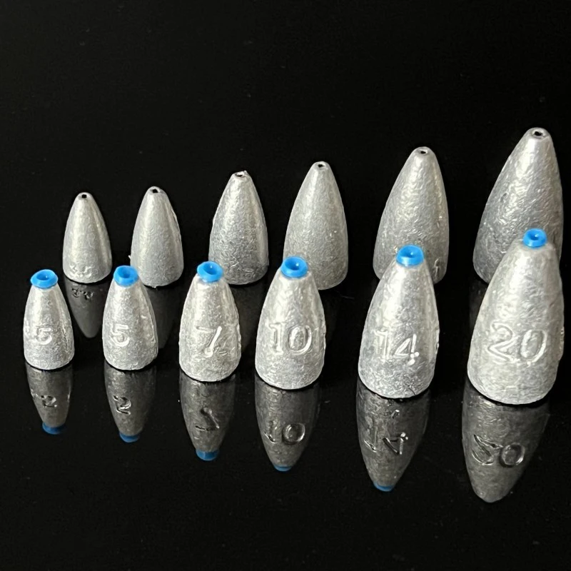 1Pcs/Set Fishing Weight Sinker Small Fishing Tool Fishing Sinker For Outdoor Fishing Pendant Accessories Texas Rig Bullets Jig